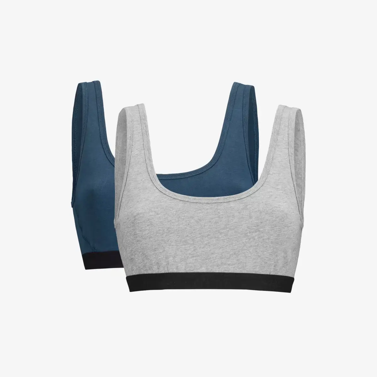 2-pack Ultimate Soft Bra Women Moonlit Ocean/Grey Melange