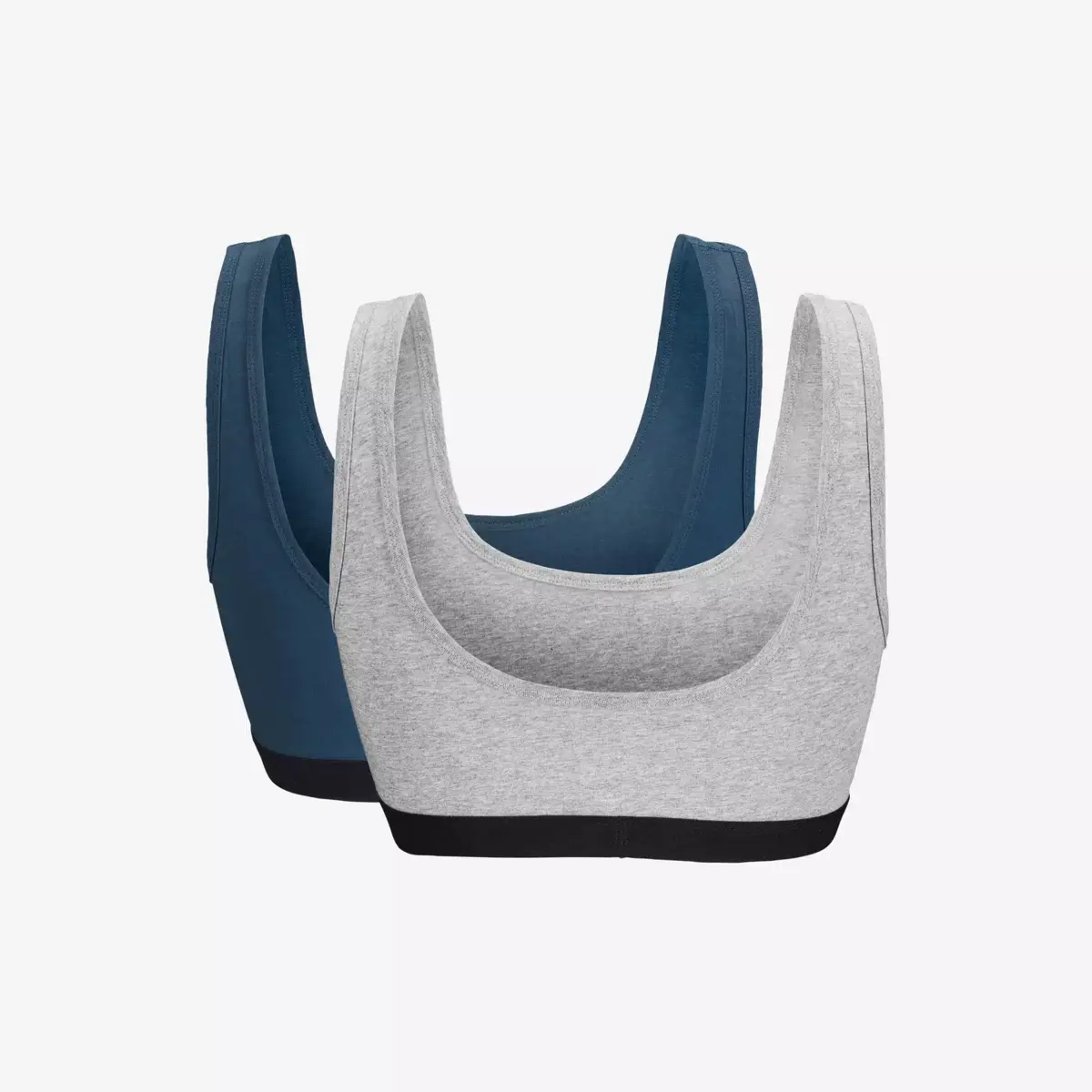 2-pack Ultimate Soft Bra Women Moonlit Ocean/Grey Melange