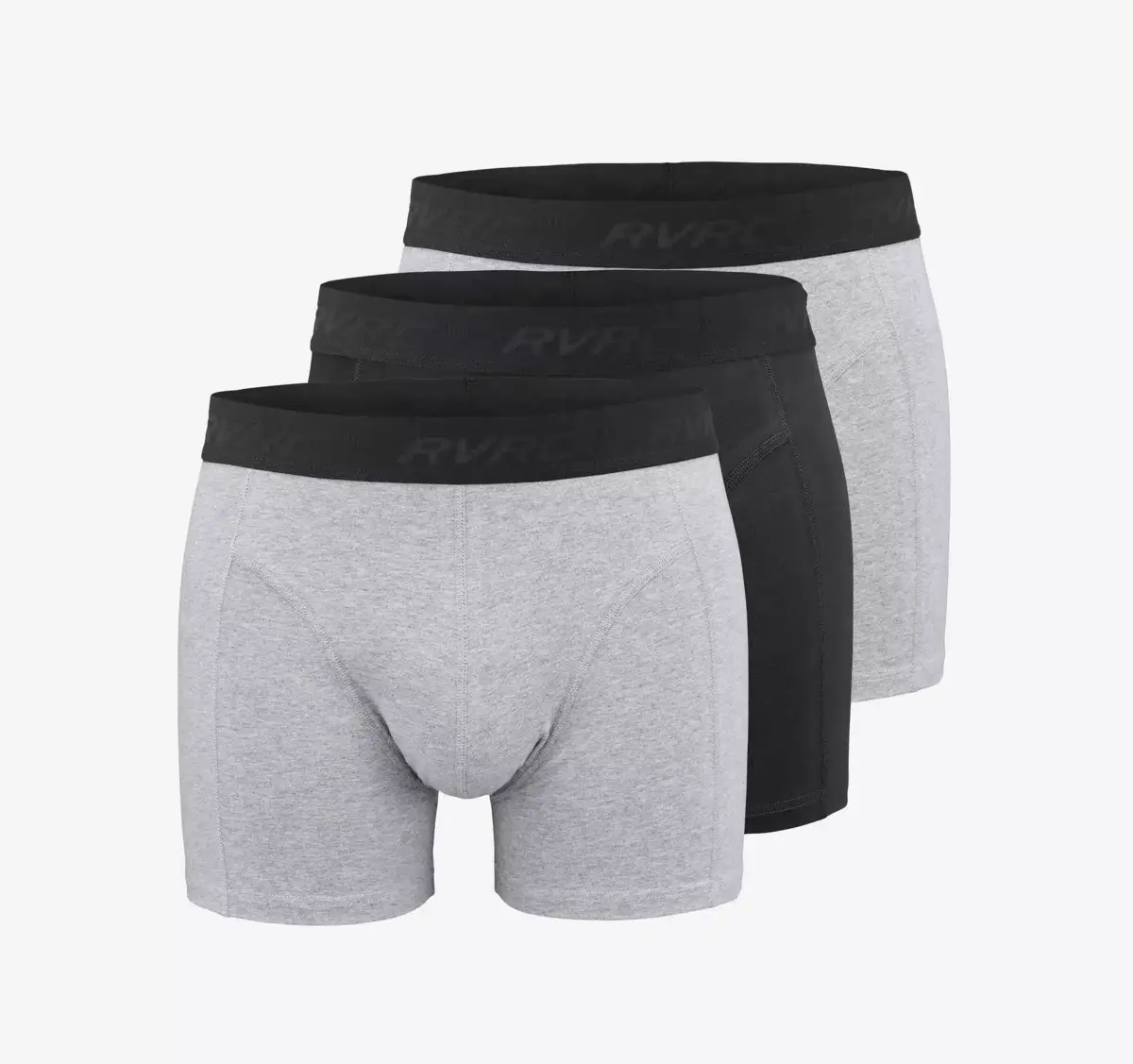 3-pack Ultimate Soft Boxers Men Svart/Grå Melange