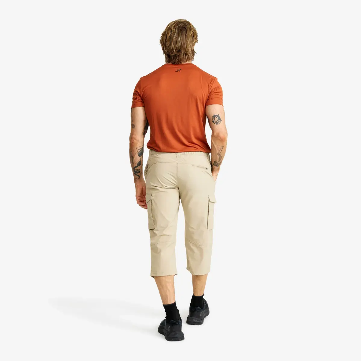 Adventure 3/4 Cargo Stretch Pants Men Aluminium Adventure 3/4 Cargo Stretch Pants Men Aluminium