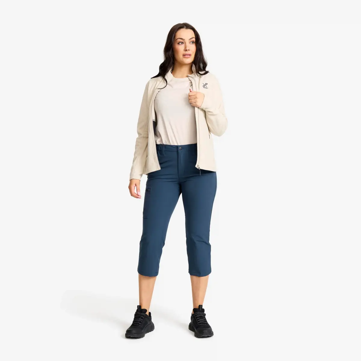 Adventure 3/4 stretchbyxor för kvinnor Moonlit Ocean