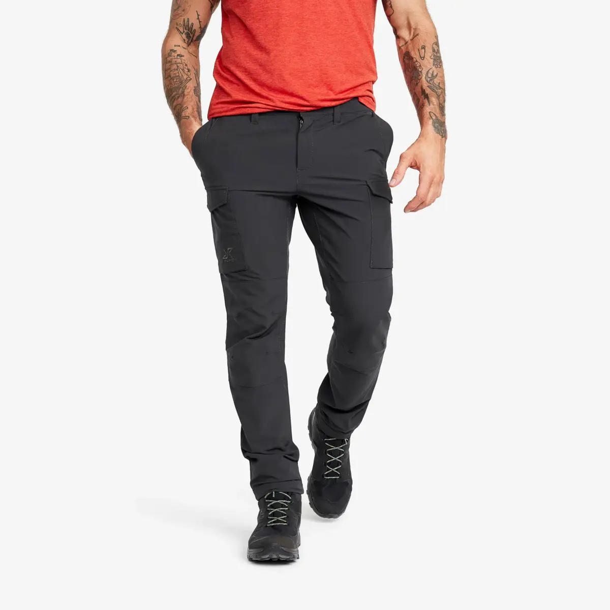 Adventure Cargo Stretch Pants Men Anthracite