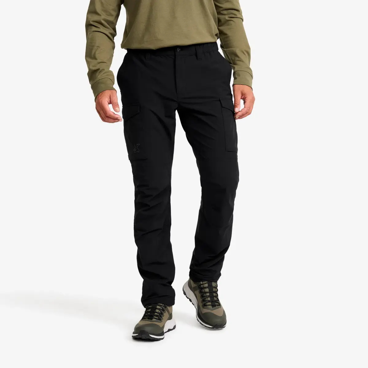 Adventure Cargo Stretch Pants Men Black