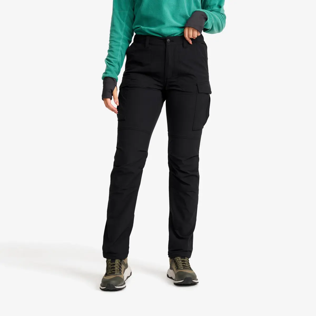 Adventure Cargo Stretch Pants Women Black