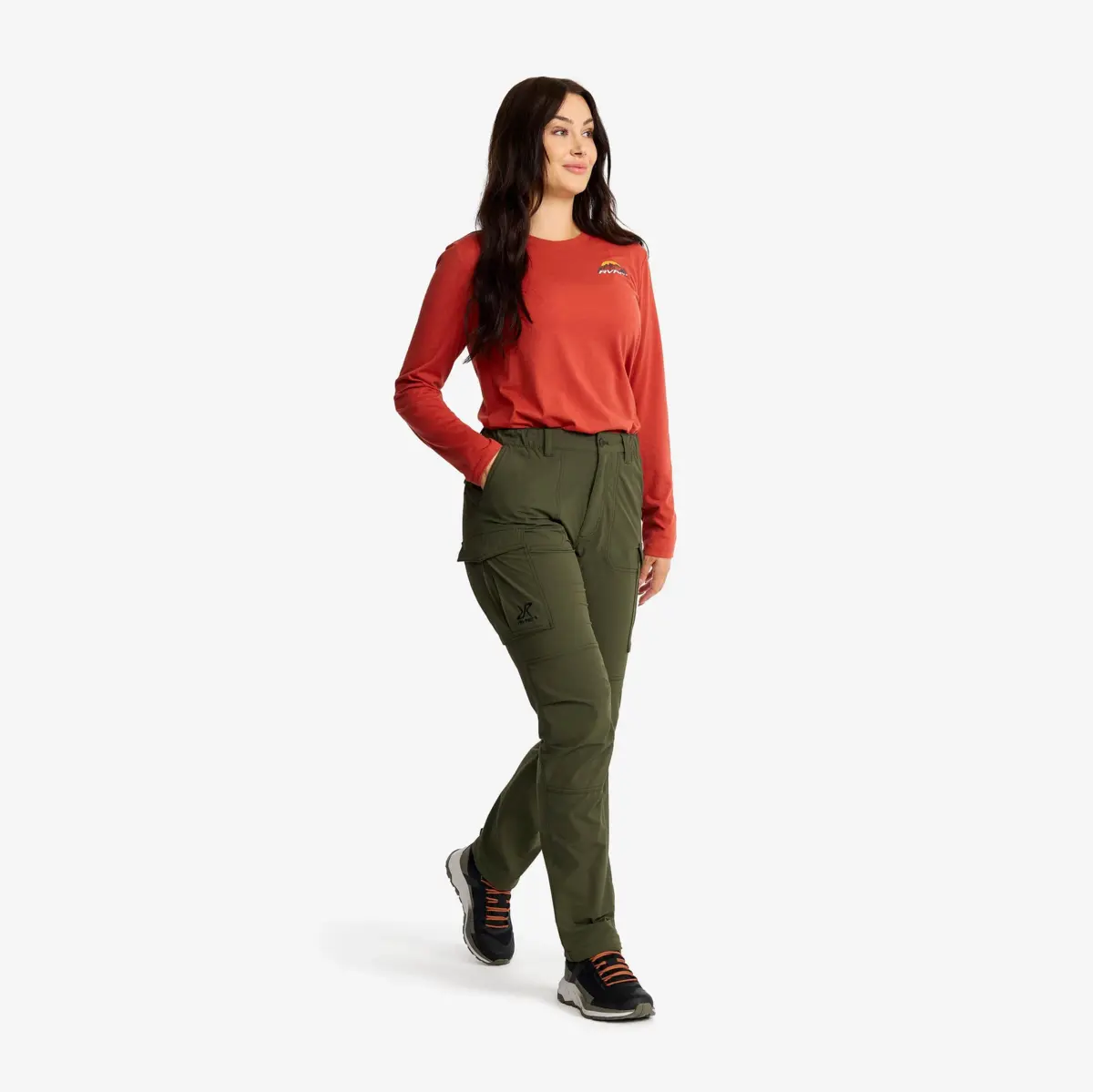 Adventure Cargo Stretch Pants Women Deep Depths