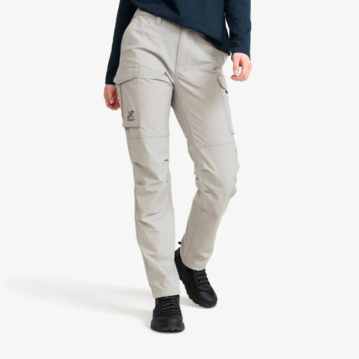 Adventure Cargo Stretch Pants Women Limestone Grey