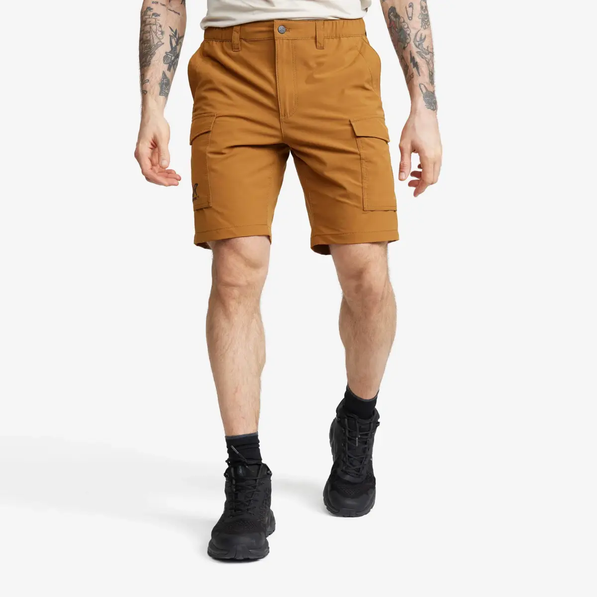 Adventure Cargo Stretch Shorts Men Rubber