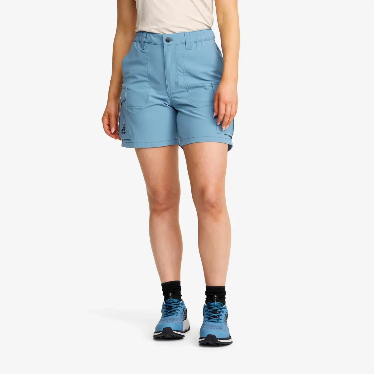Adventure Cargo Stretch Shorts Women Captain’s Blue/Peyote