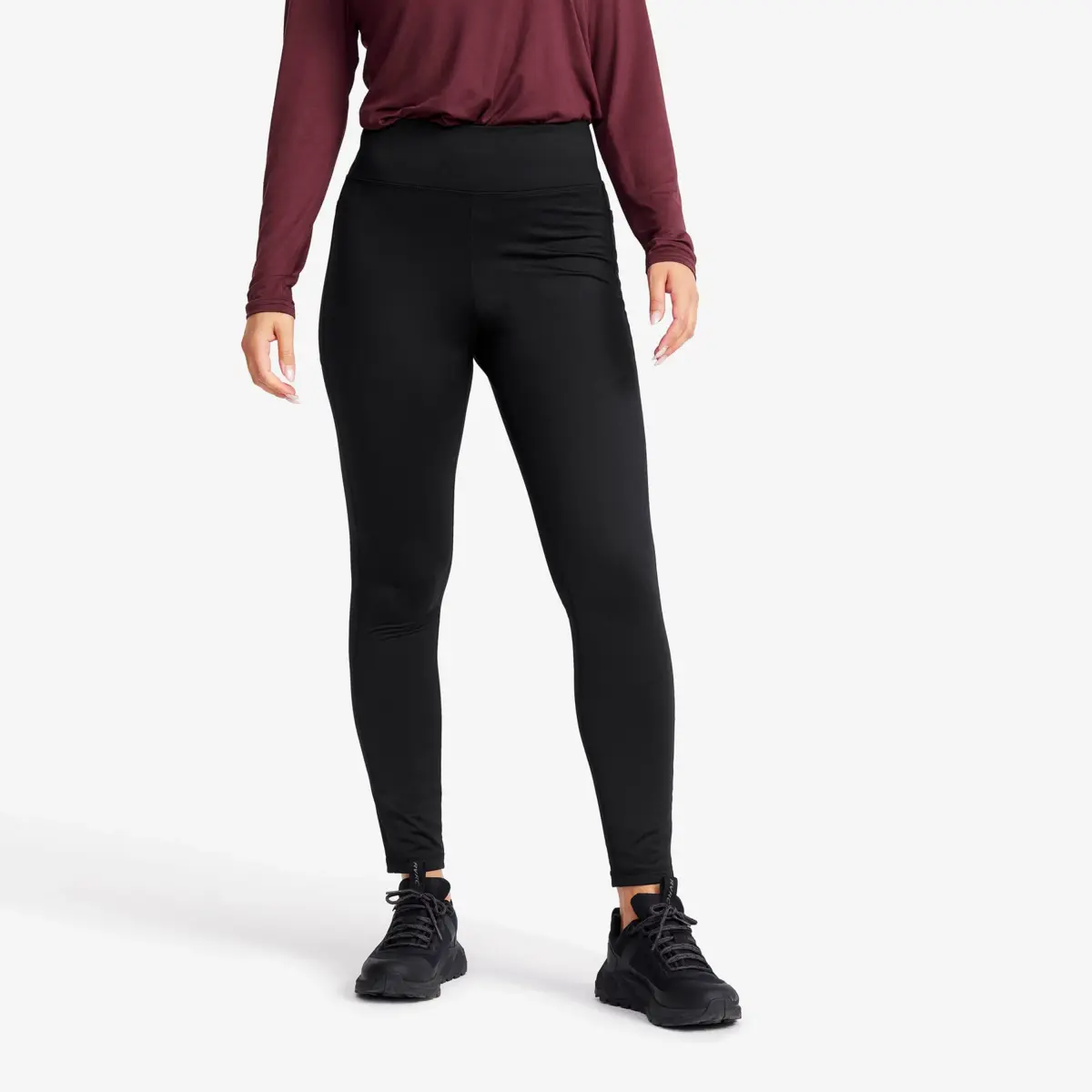Alaska Fleece Lined Leggings Women Black