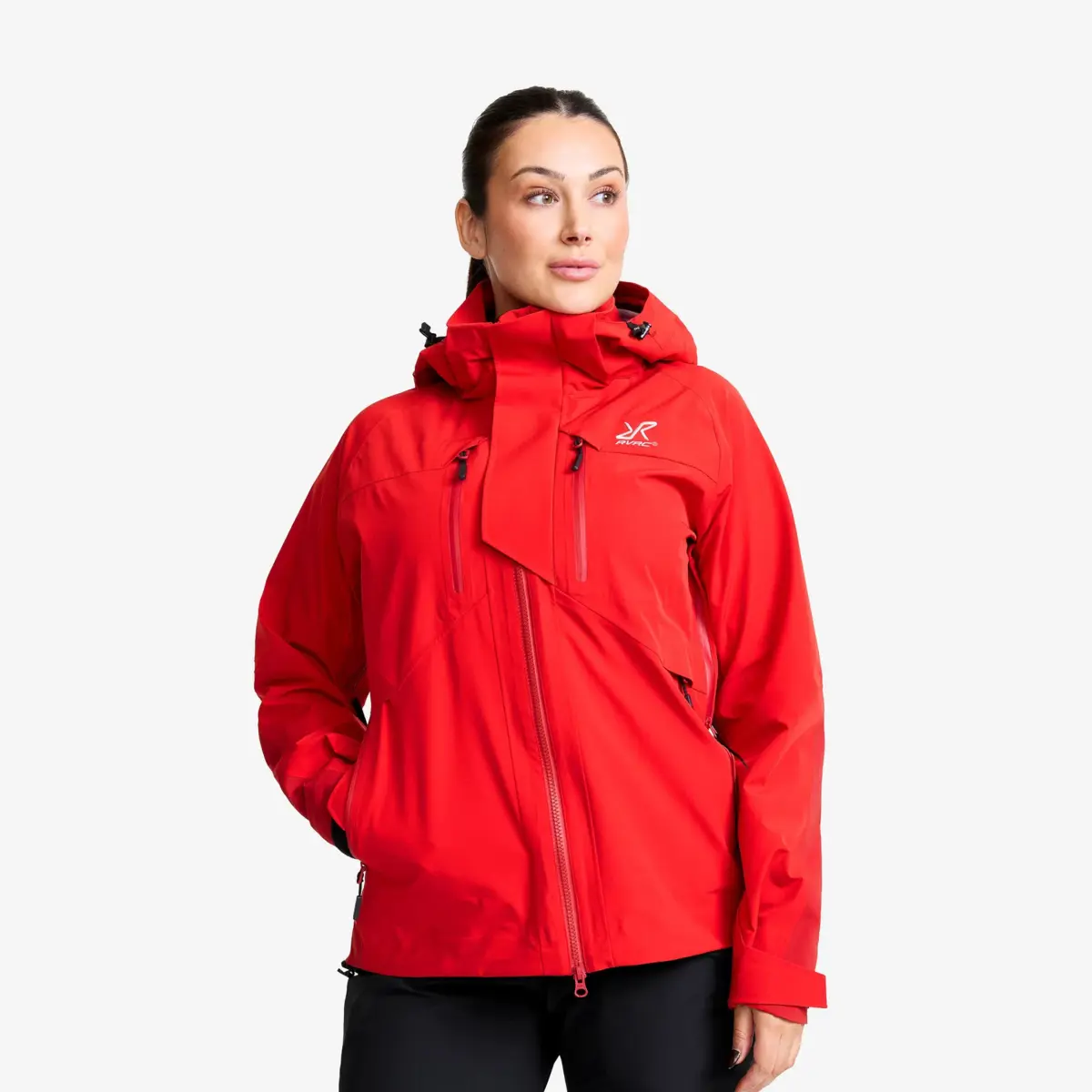 Aries Pro 3L Shell Jacket Women Aura Orange/Lava Falls
