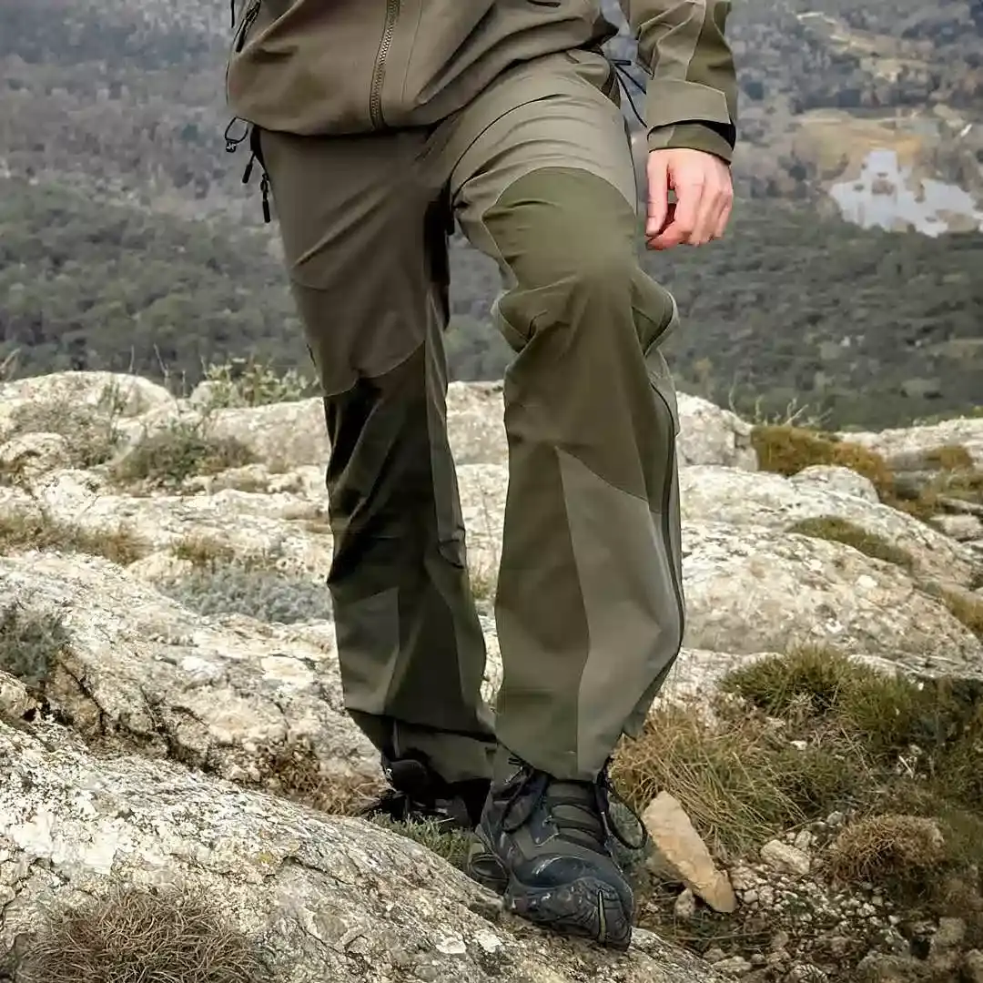 Aries Pro 3L Shell Pants Men Grape Leaf/Forest Night