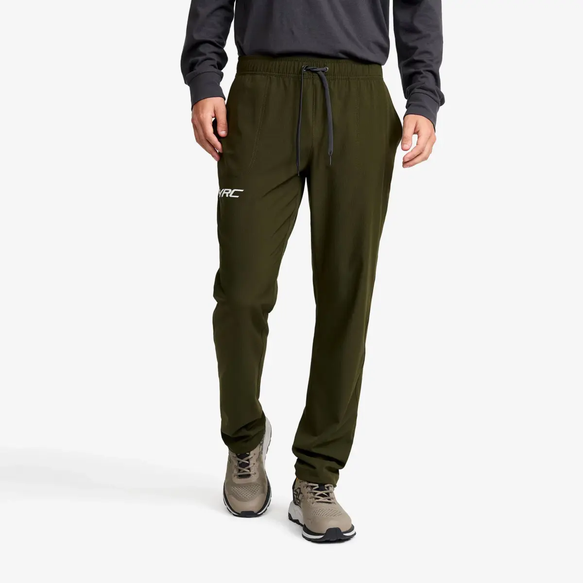 Athletic Lightweight Pants Men Rosin Green
