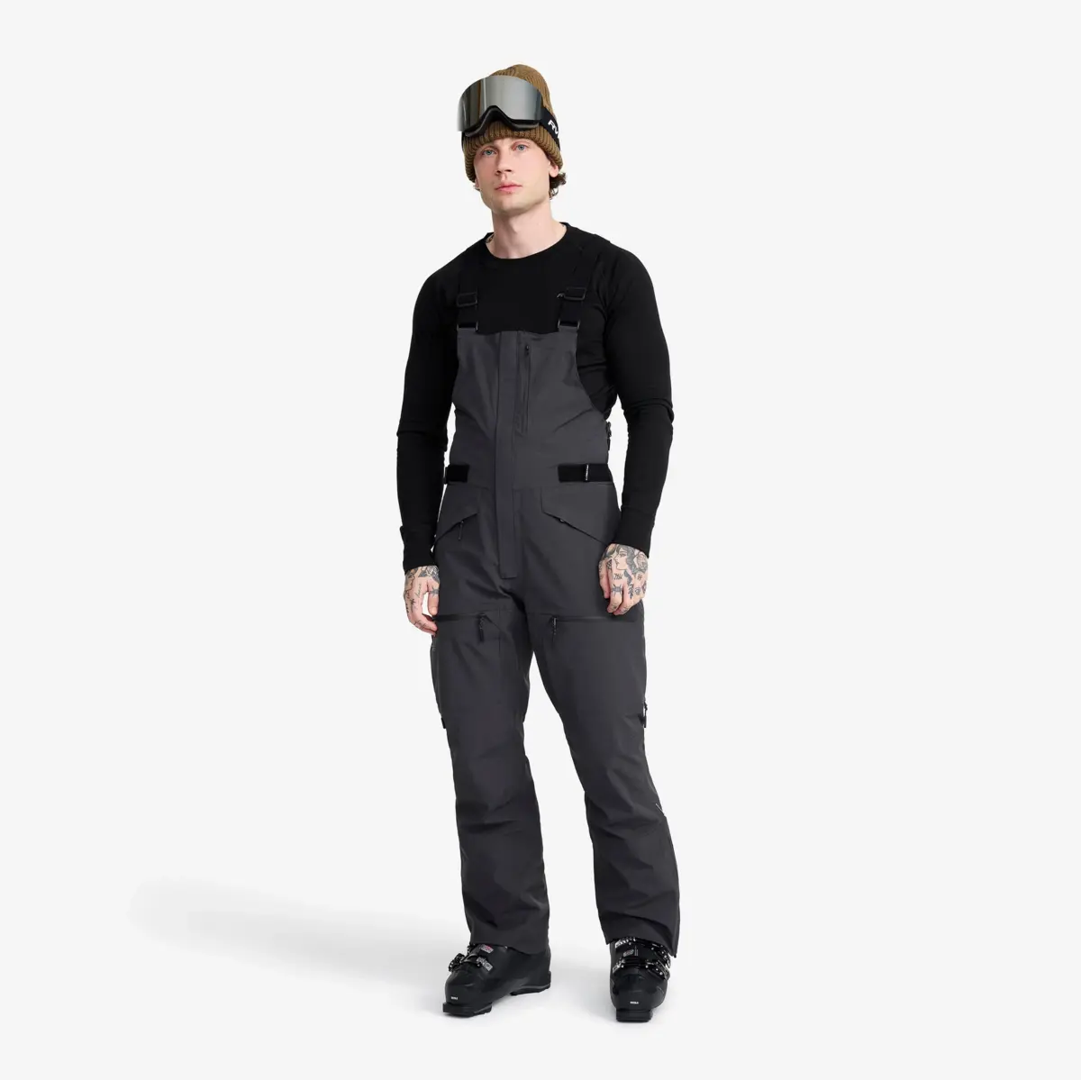 Atlas 3L Ski Bib Pants Men Anthracite