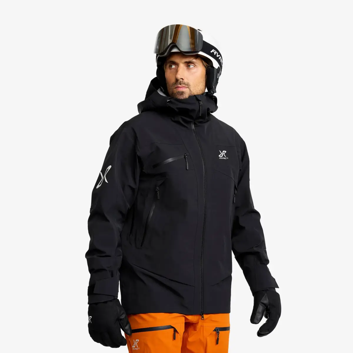 Atlas 3L skidjacka för herr, svart