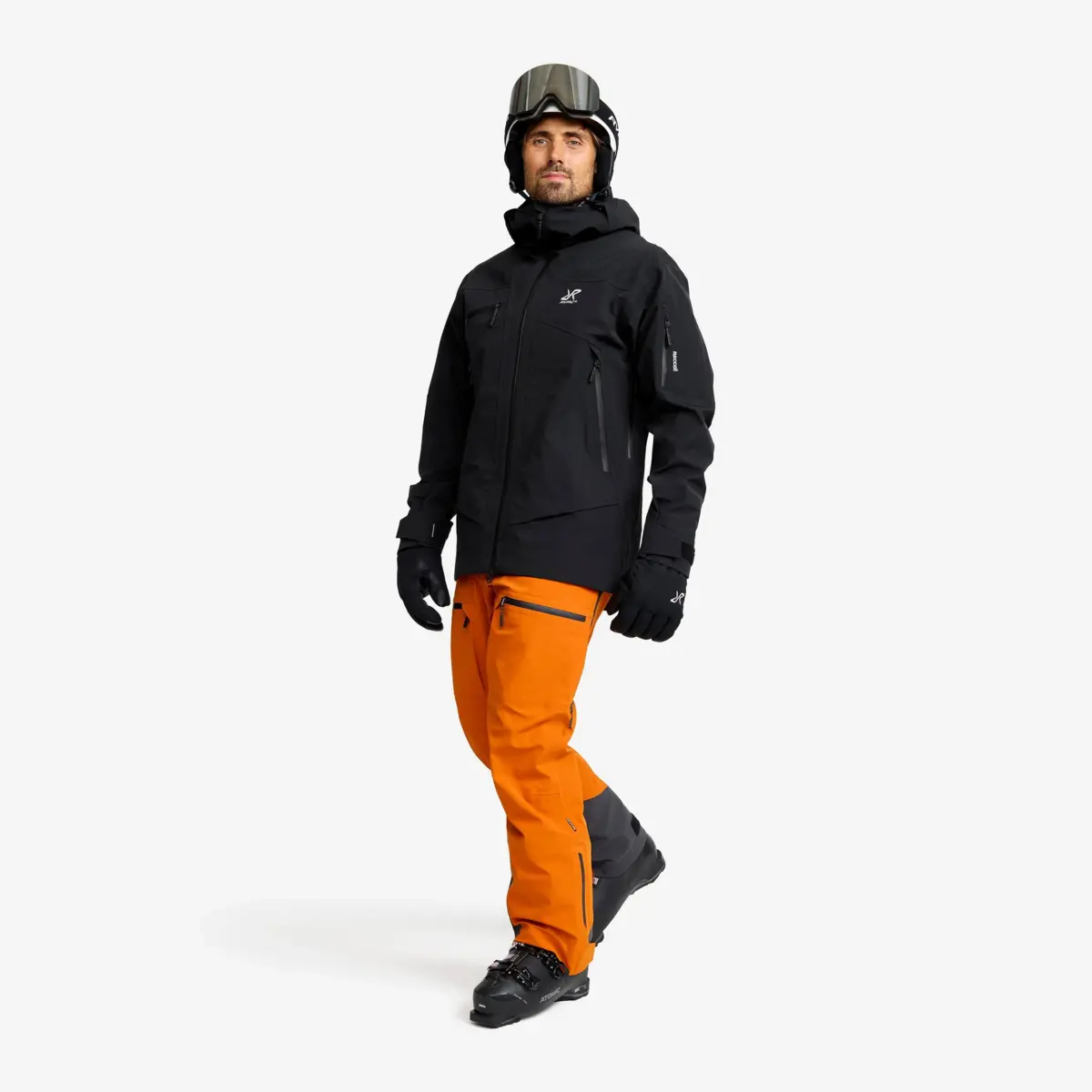 Atlas 3L skidjacka för herr, svart Atlas 3L skidjacka för herr, svart