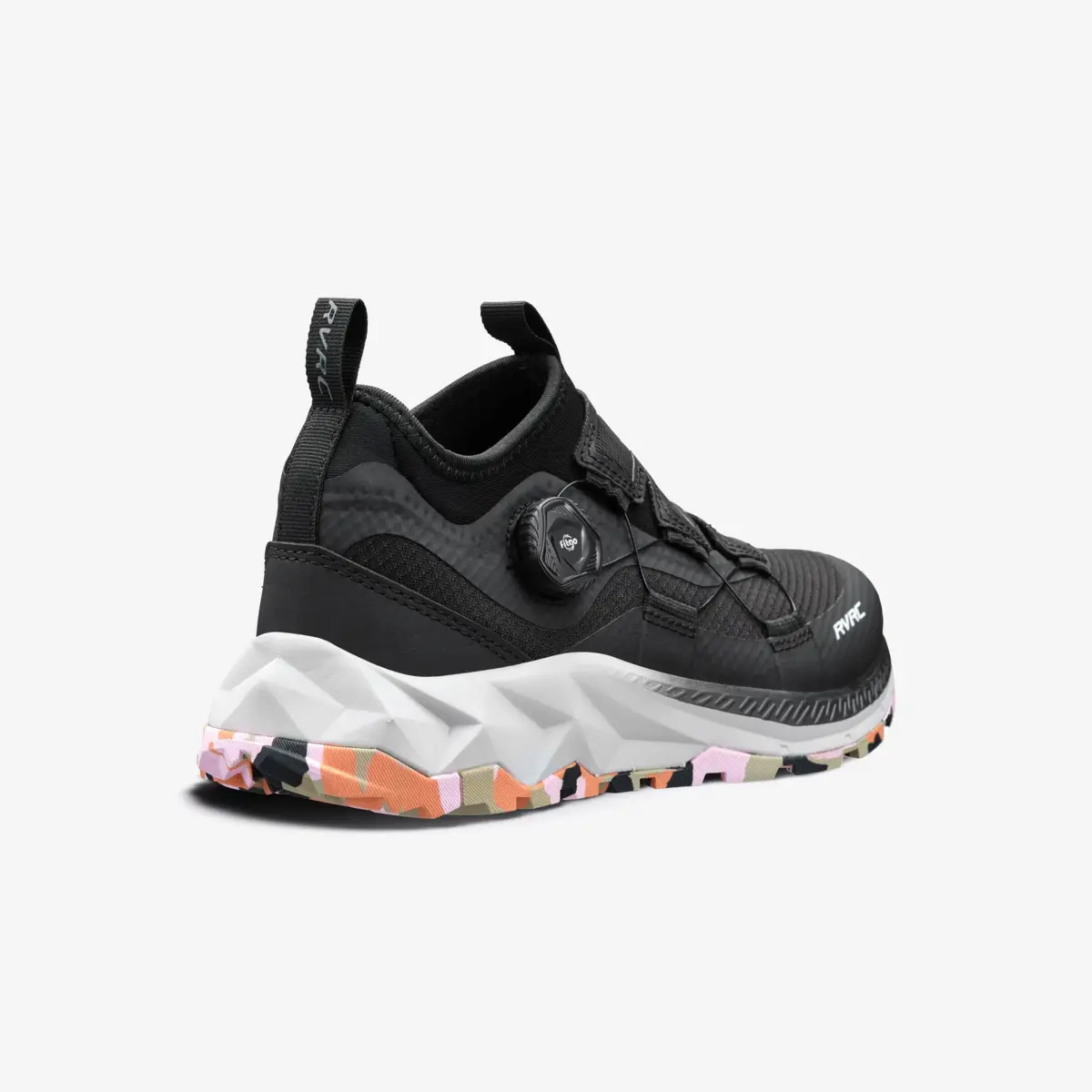 Bekväma promenadskor för damer, svarta/rosa Bekväma promenadskor för damer, svarta/rosa