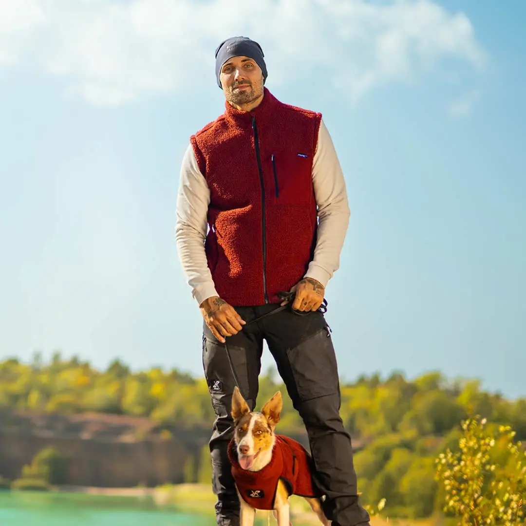 Bigfoot Pile Vest Men Fired Brick