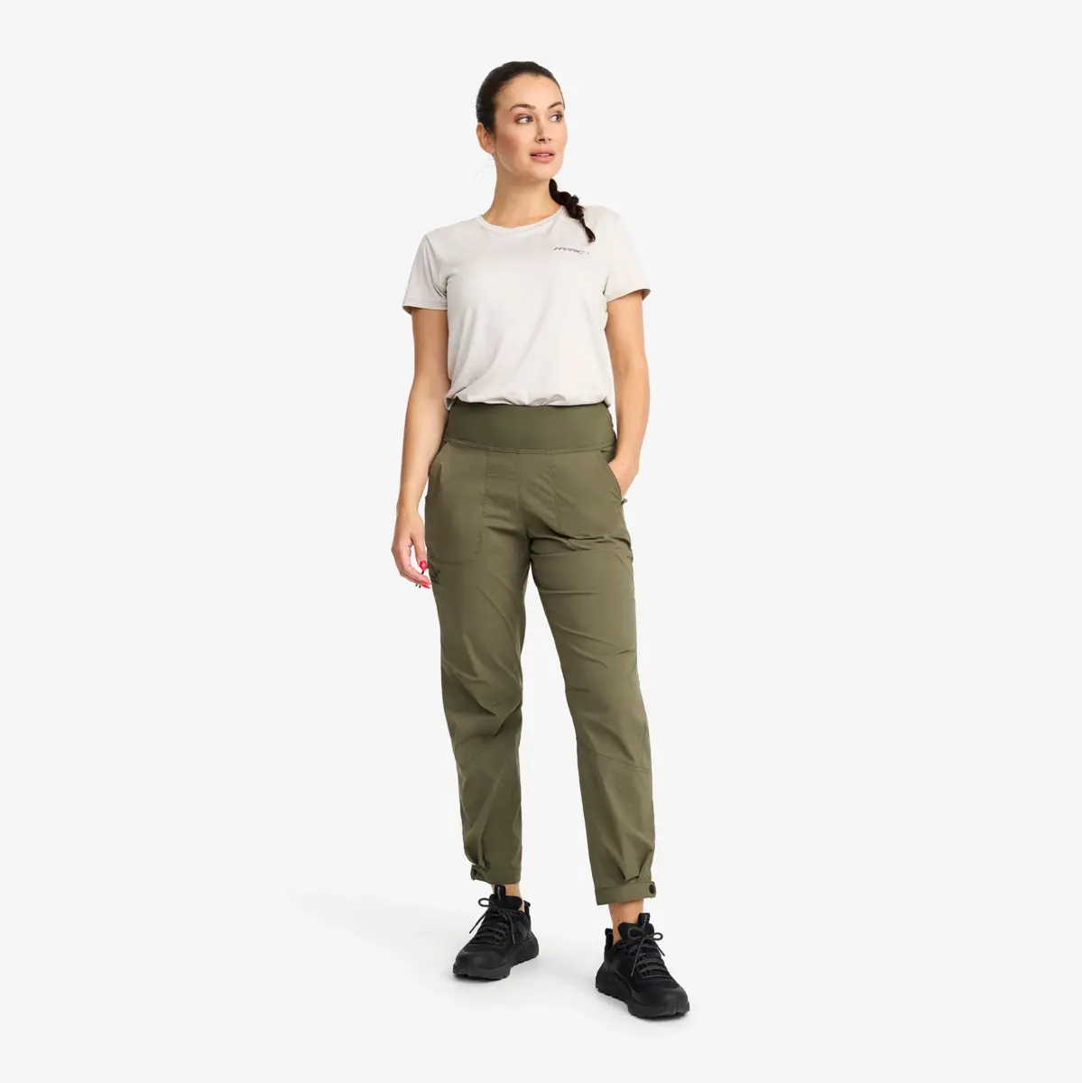 Breezy Ankle Outdoor Pants Women Grape Leaf