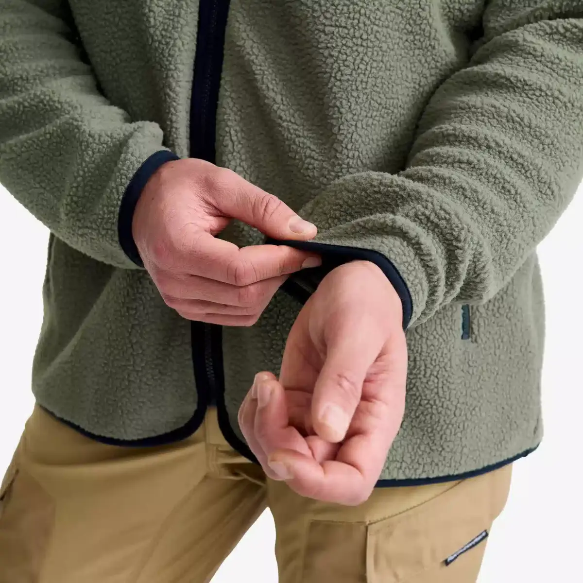 Canyon Full-zip Pile Fleece Herr Castor Grey/Navy Canyon Full-zip Pile Fleece Herr Castor Grey/Navy