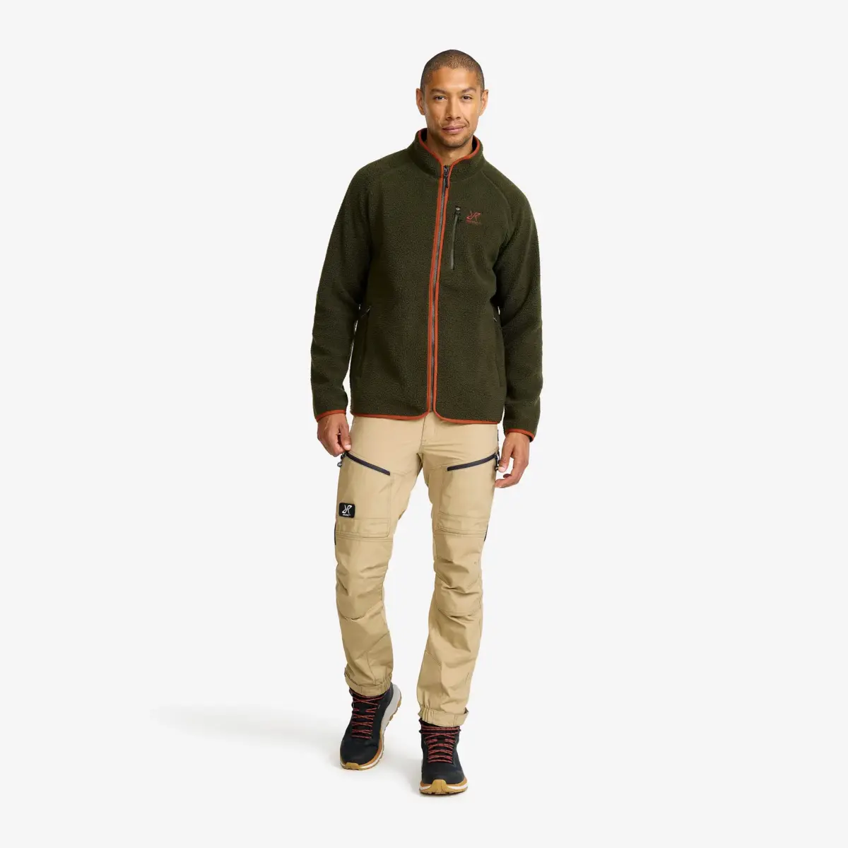 Canyon Full-zip Pile Fleece Herr Forest Night/Rusty Orange Canyon Full-zip Pile Fleece Herr Forest Night/Rusty Orange