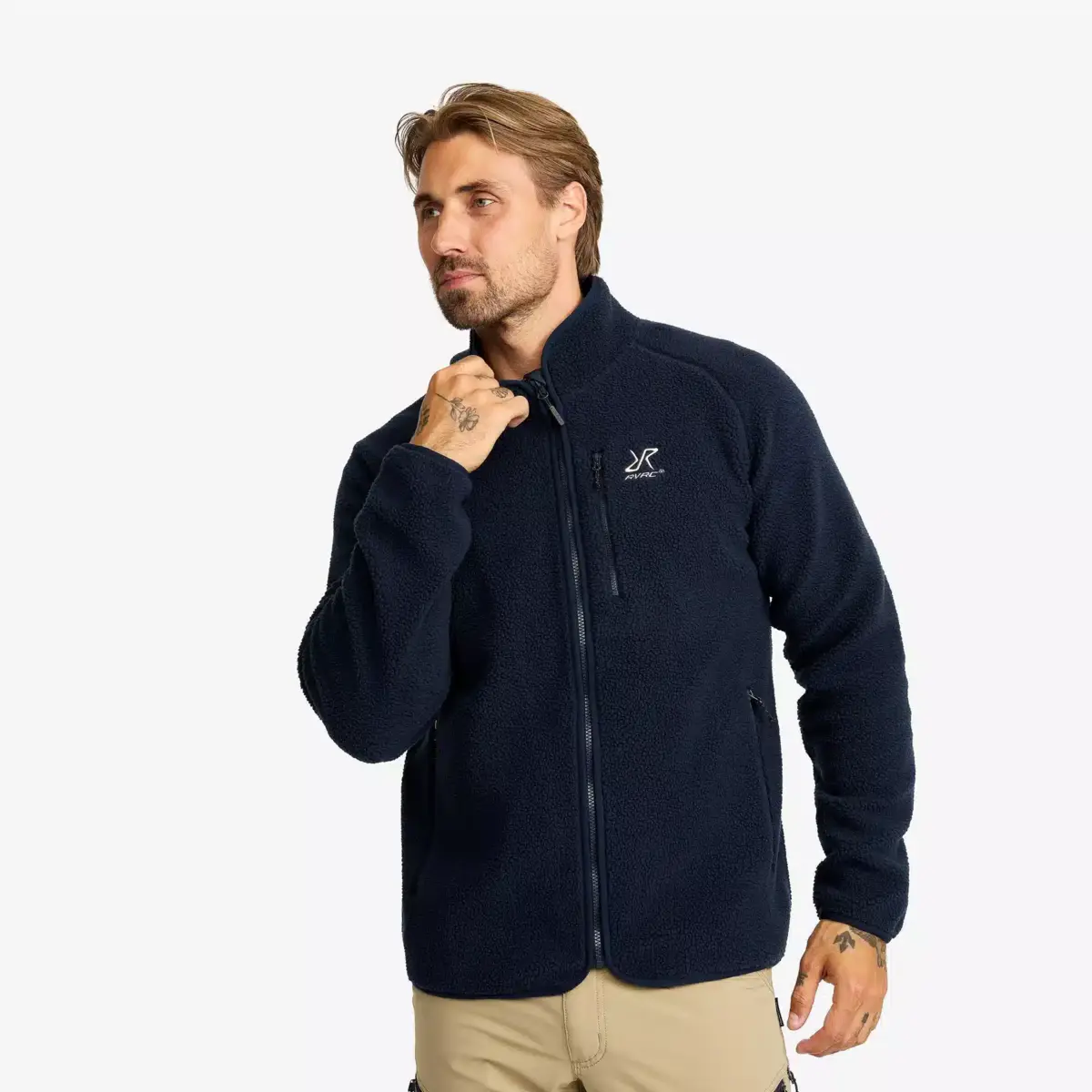 Canyon Full-zip Pile Fleece Men Navy