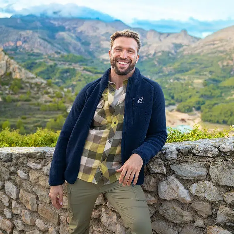 Canyon Full-zip Pile Fleece Men Navy