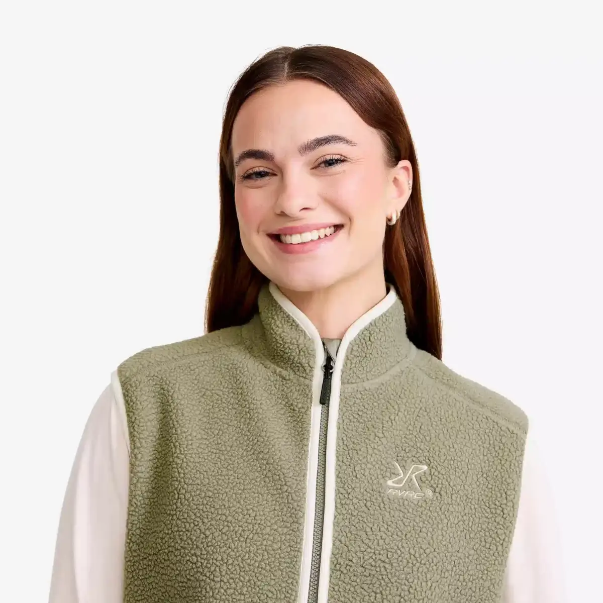 Canyon Full-zip Pile Fleece Vest Women Vetiver Green/Oatmeal Canyon Full-zip Pile Fleece Vest Women Vetiver Green/Oatmeal