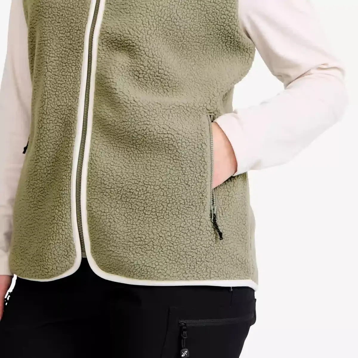 Canyon Full-zip Pile Fleece Vest Women Vetiver Green/Oatmeal Canyon Full-zip Pile Fleece Vest Women Vetiver Green/Oatmeal