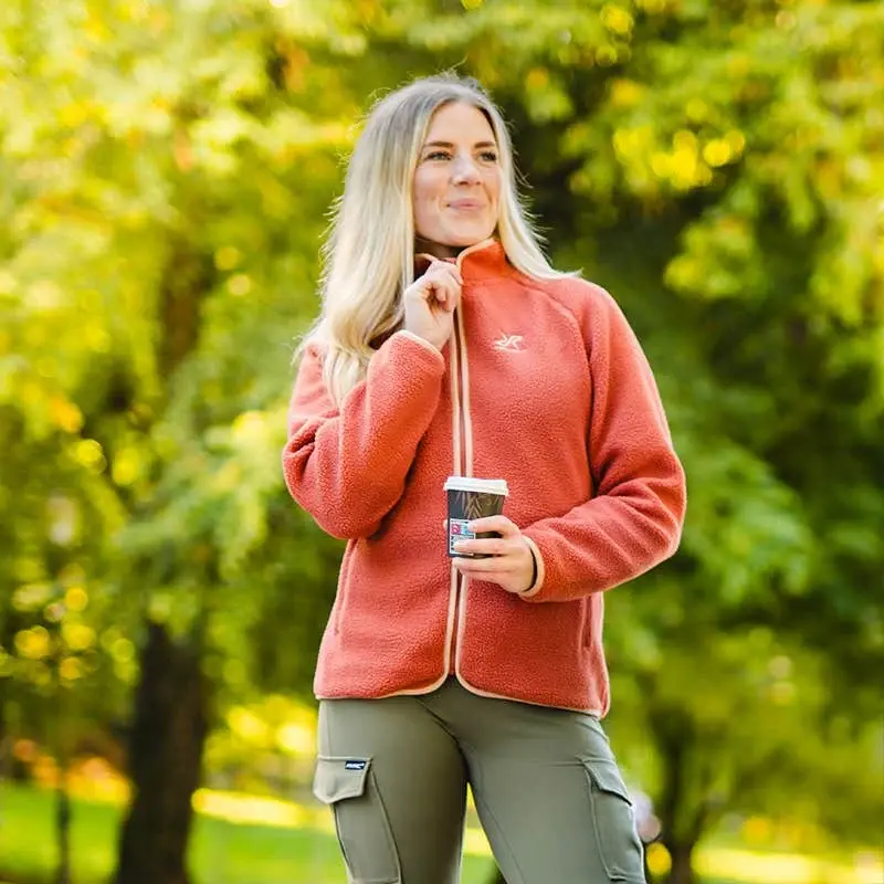 Canyon Full-zip Pile Fleece Women Bruschetta/Maple Sugar