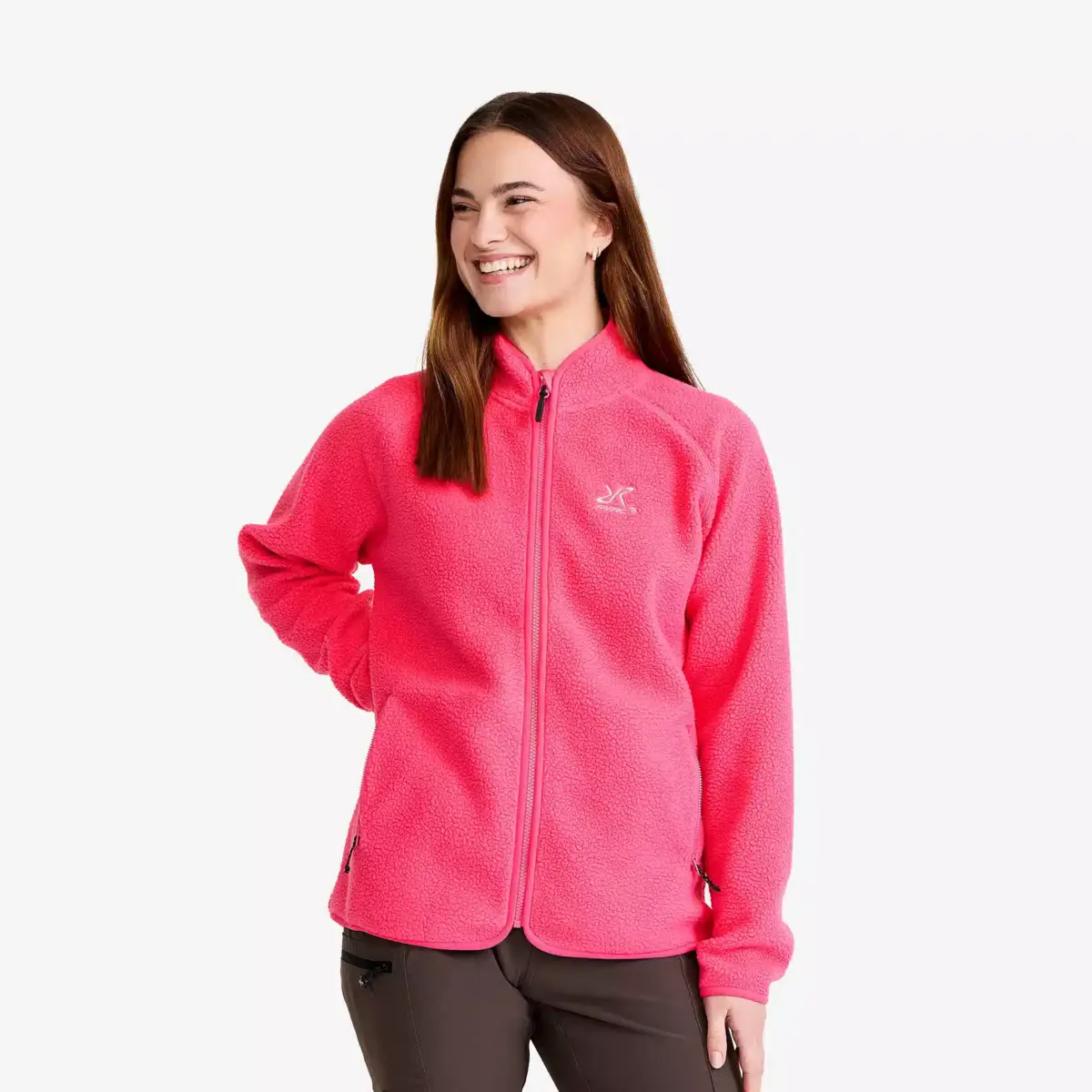 Canyon Full-zip Pile Fleece Women Fandango Pink