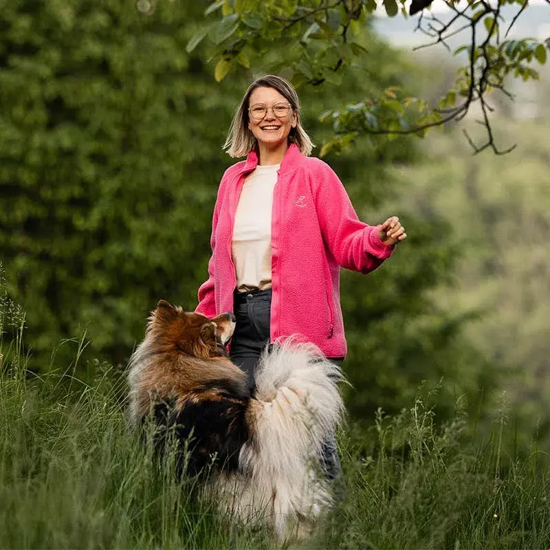 Canyon Full-zip Pile Fleece Women Fandango Pink