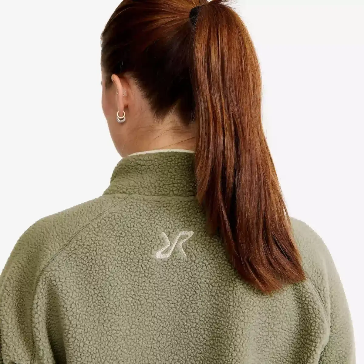 Canyon Full-zip Pile Fleece Women Vetiver Green/Oatmeal Canyon Full-zip Pile Fleece Women Vetiver Green/Oatmeal