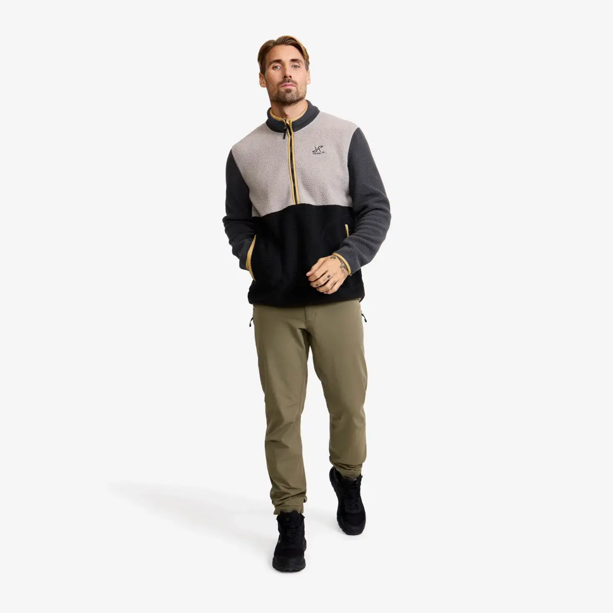 Canyon Half-zip Pile Fleece Men Anthracite/Black