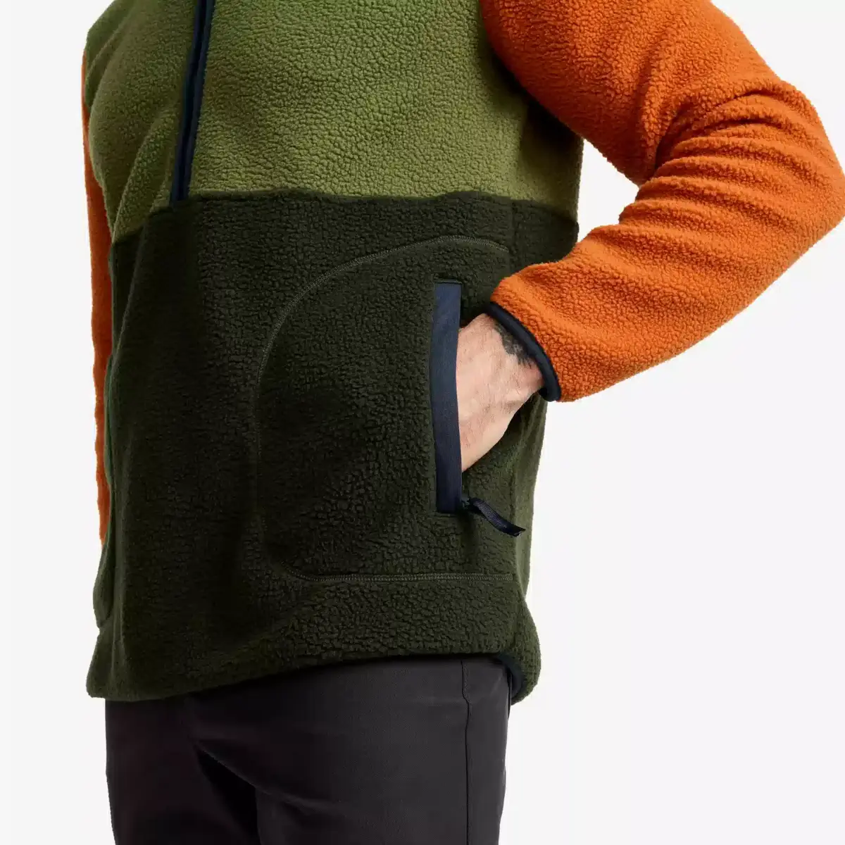 Canyon Half-zip Pile Fleece Men Terracotta Brown/Cypress Canyon Half-zip Pile Fleece Men Terracotta Brown/Cypress