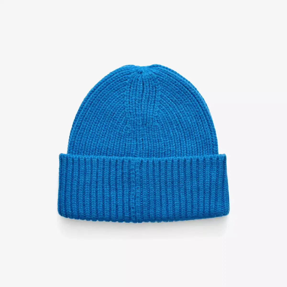 Chunky Wool Beanie  Imperial Blue