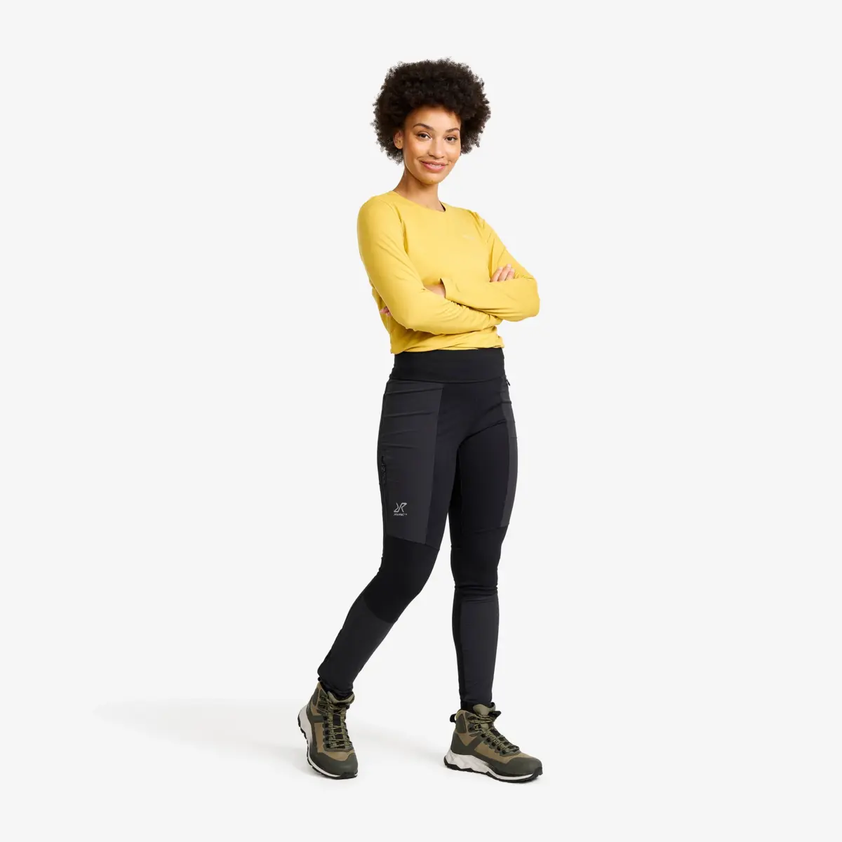 Cliff Pocket Wind Leggings Women Black
