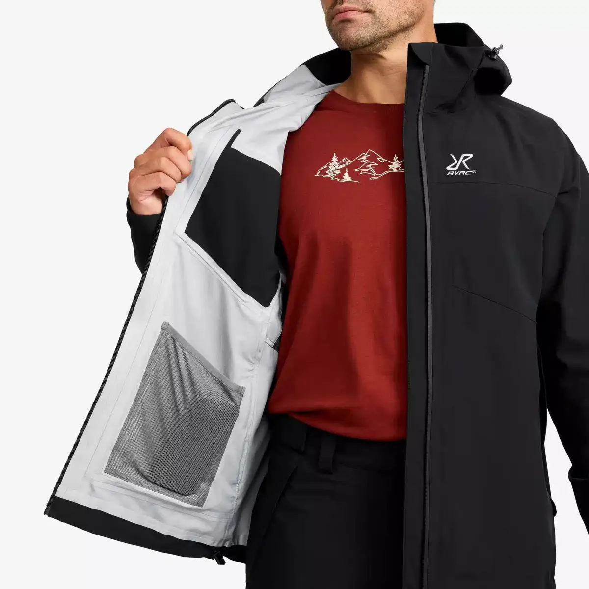 Cloud 3L Shell Jacket Men Black Cloud 3L Shell Jacket Men Black