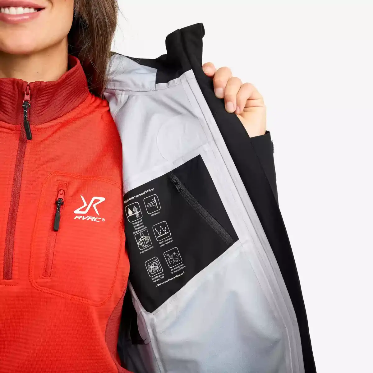 Cloud 3L Shell Jacket Women Black Cloud 3L Shell Jacket Women Black