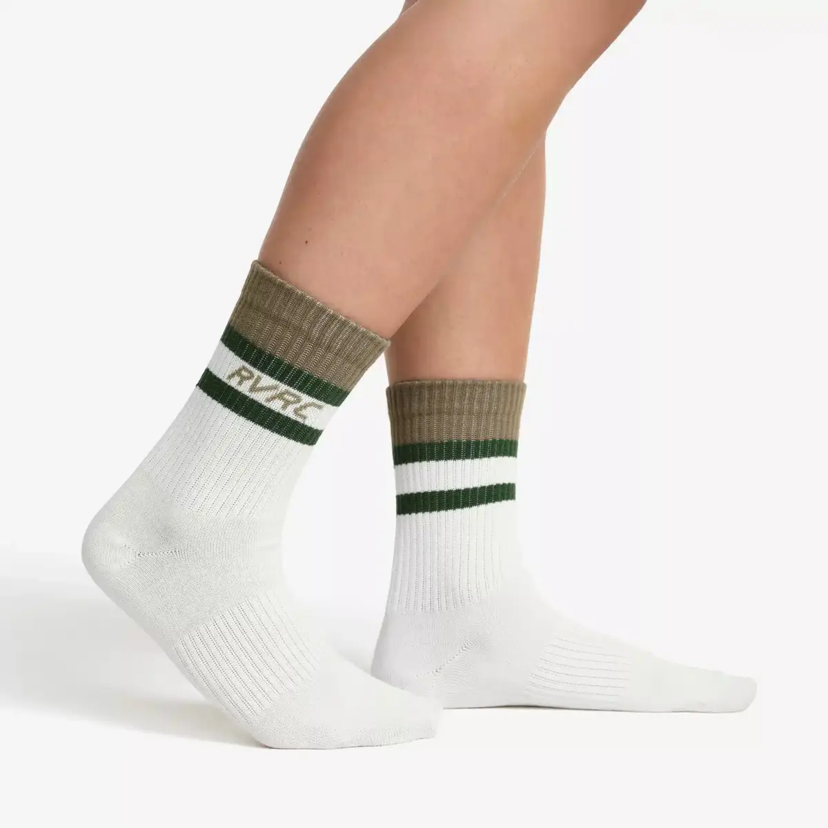 Daily Striped Sock  Forest Night/Vetiver