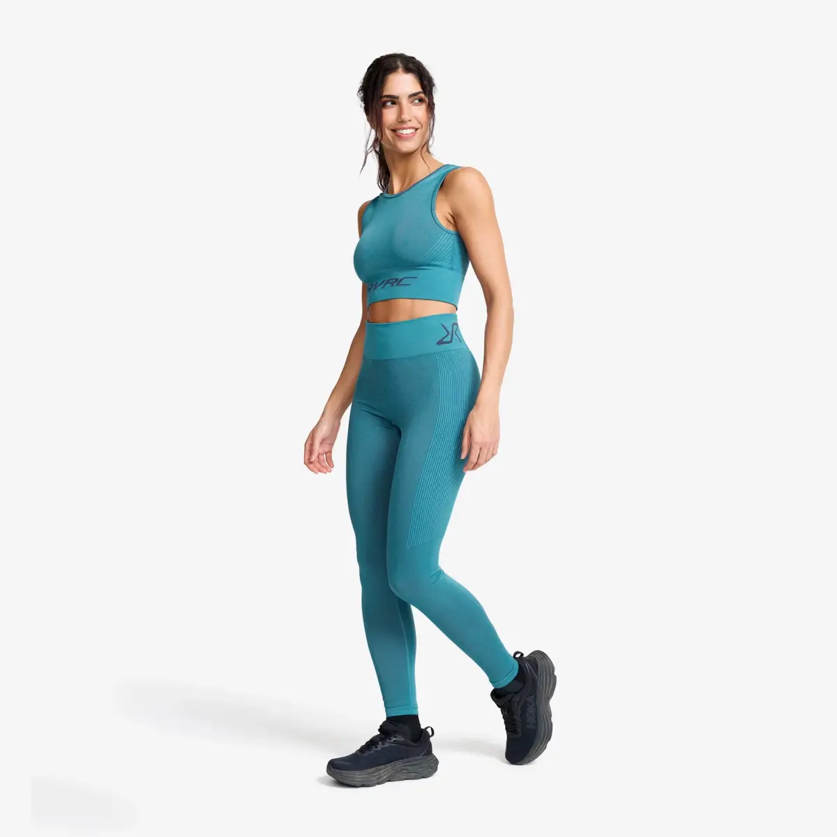 Descent Seamless Leggings Women Blue Ashes
