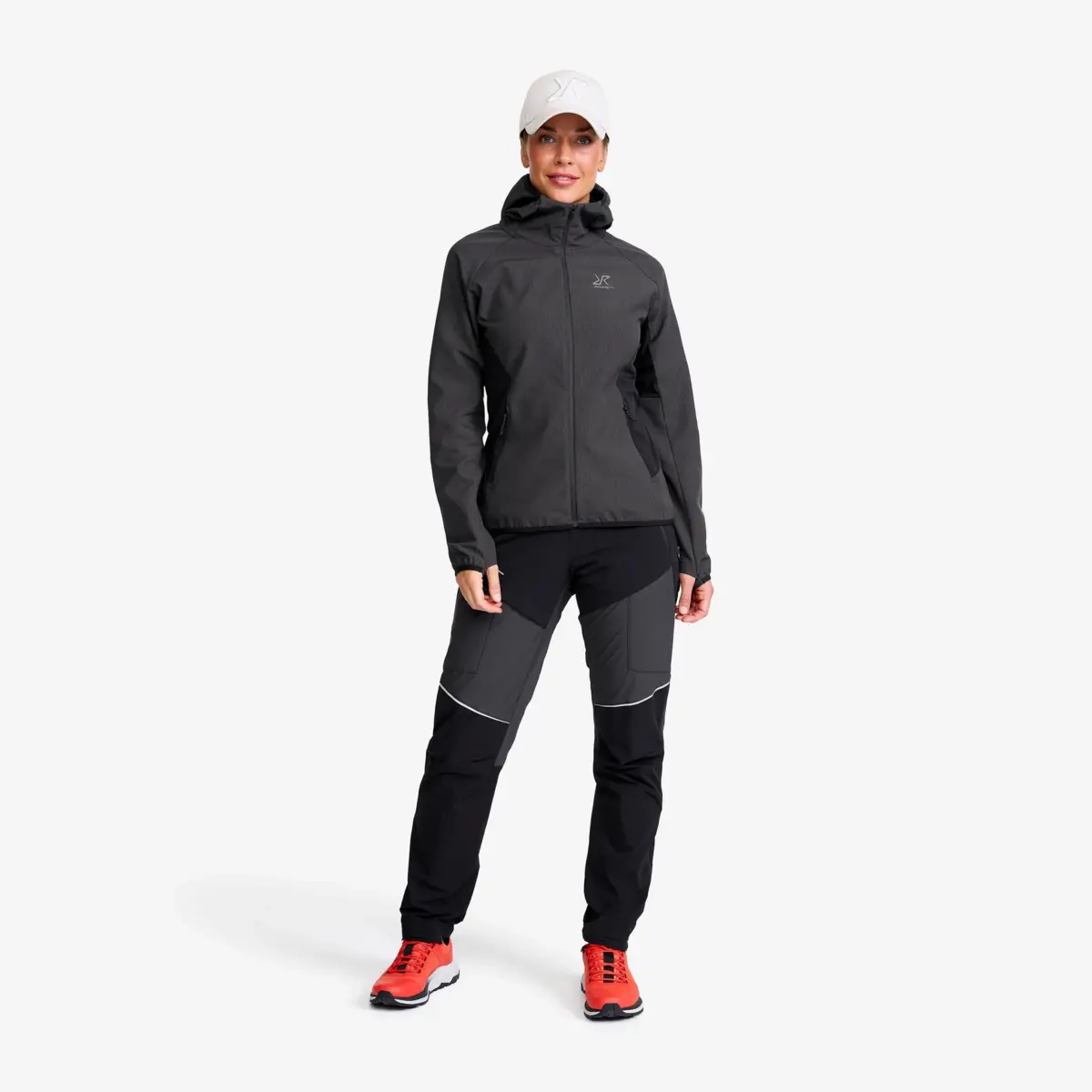 Distance Pro vindjacka för damer, antracit/svart