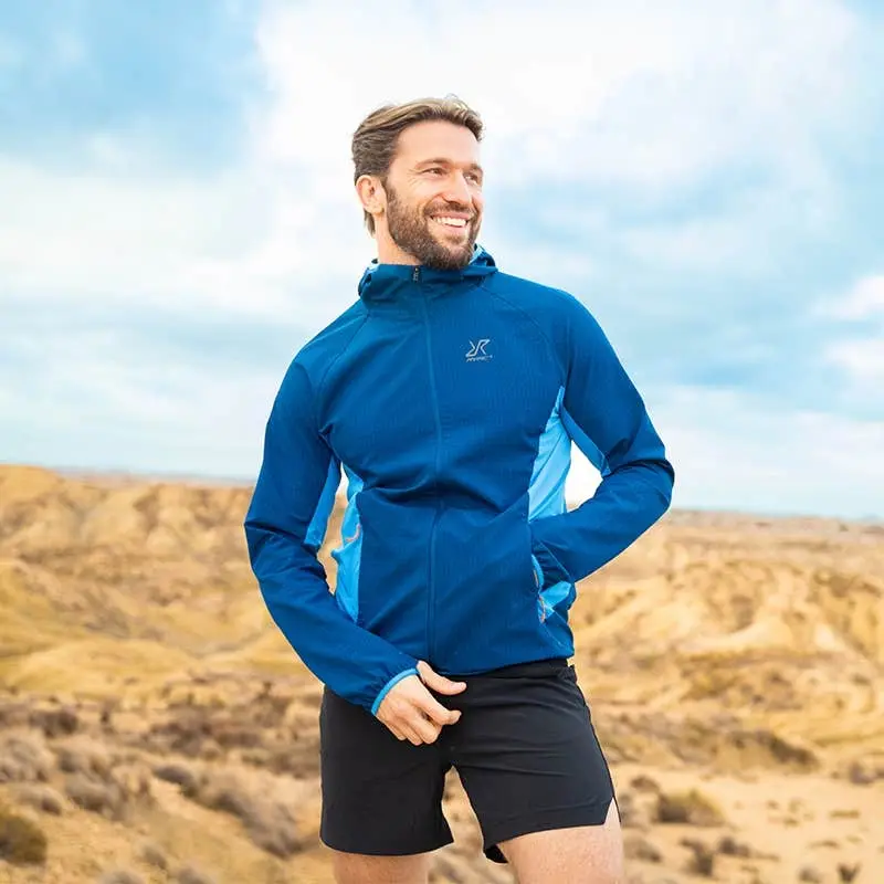 Distance Pro Wind Jacket Men Imperial Blue/Blue Opal