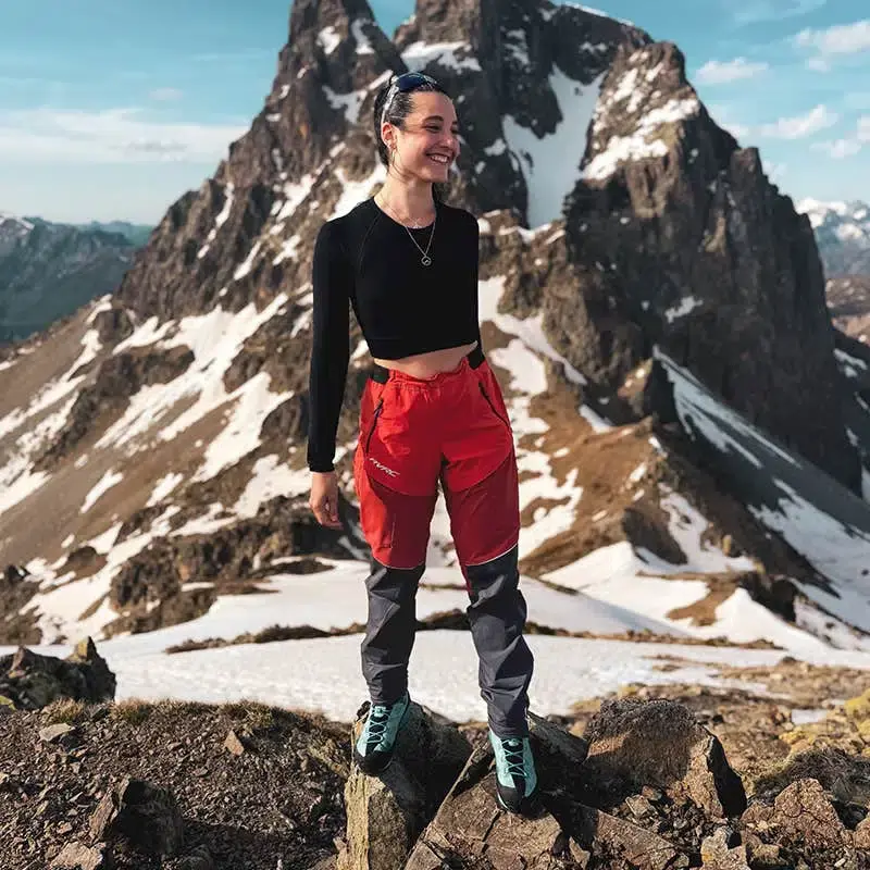 Dynamic Pro Wind Pants Women Aurora Red/Bossa Nova