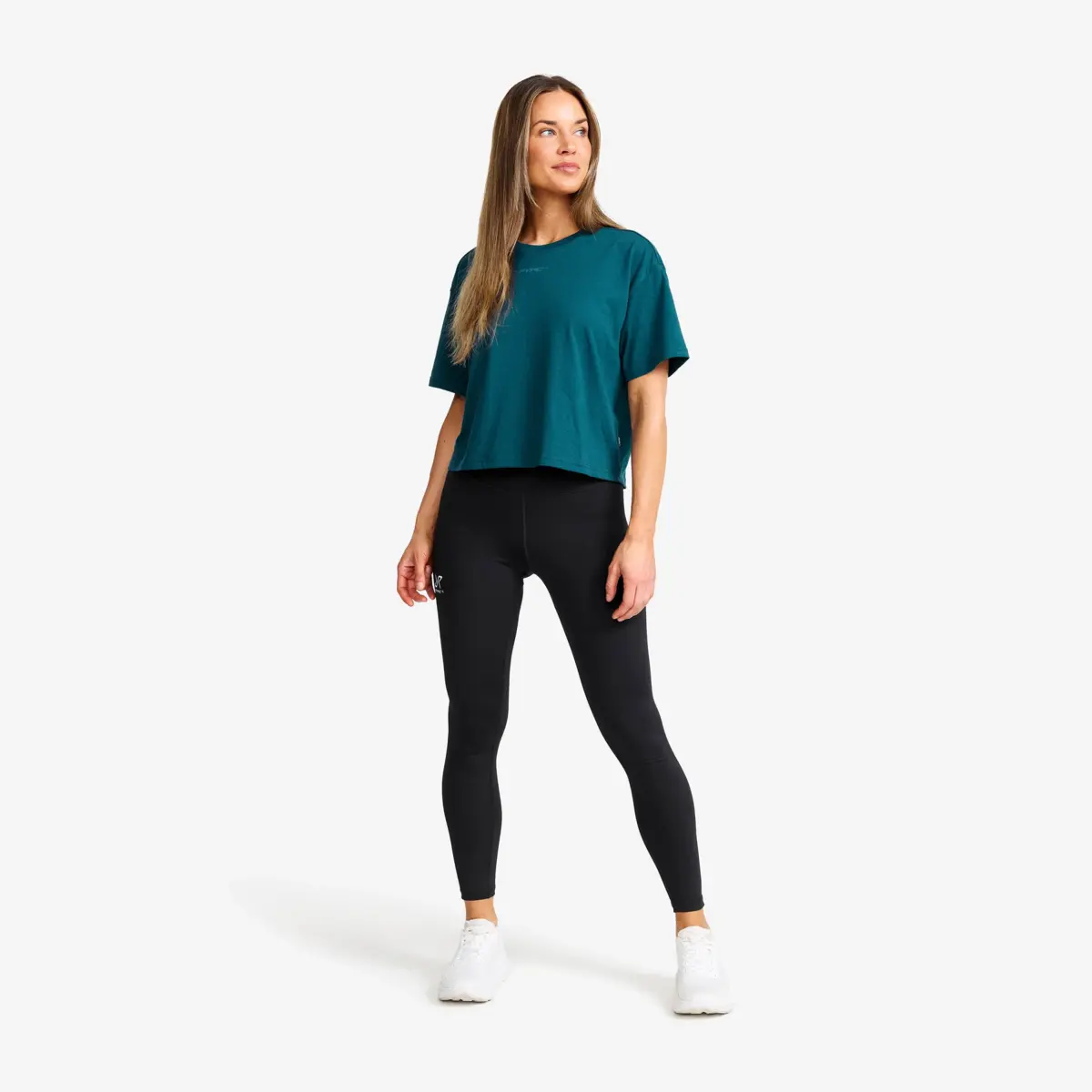 Easy Cropped T-shirt Women Legion Blue