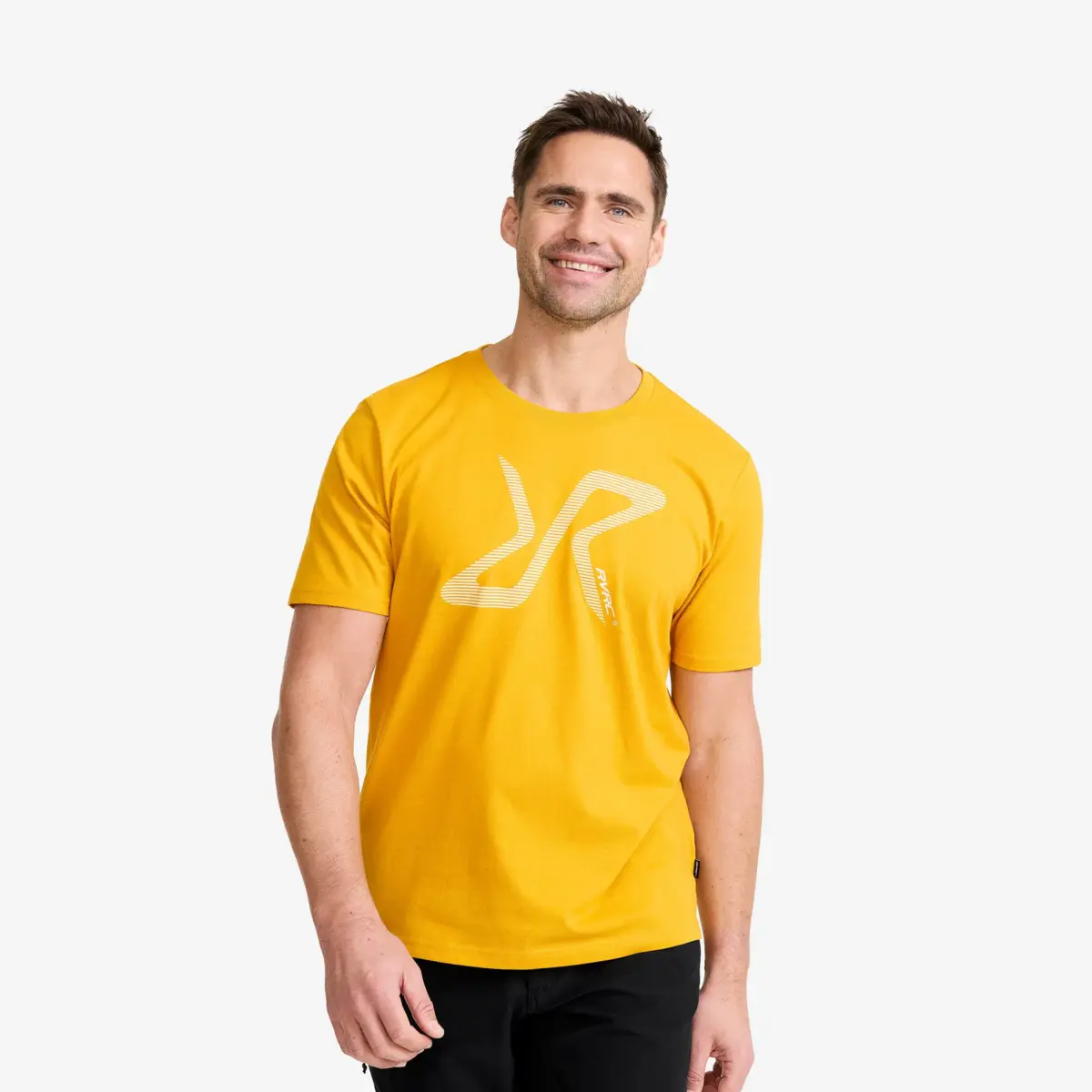 Easy Graphic Logo T-shirt för herr Nugget Gold