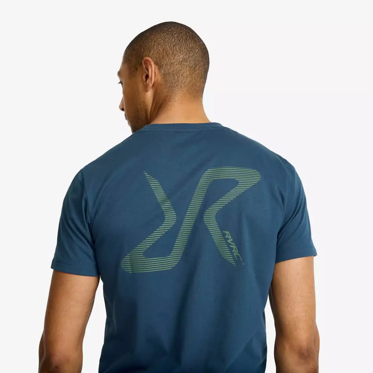 Easy Graphic Logo T-shirt Slim Fit för män Moonlit Ocean