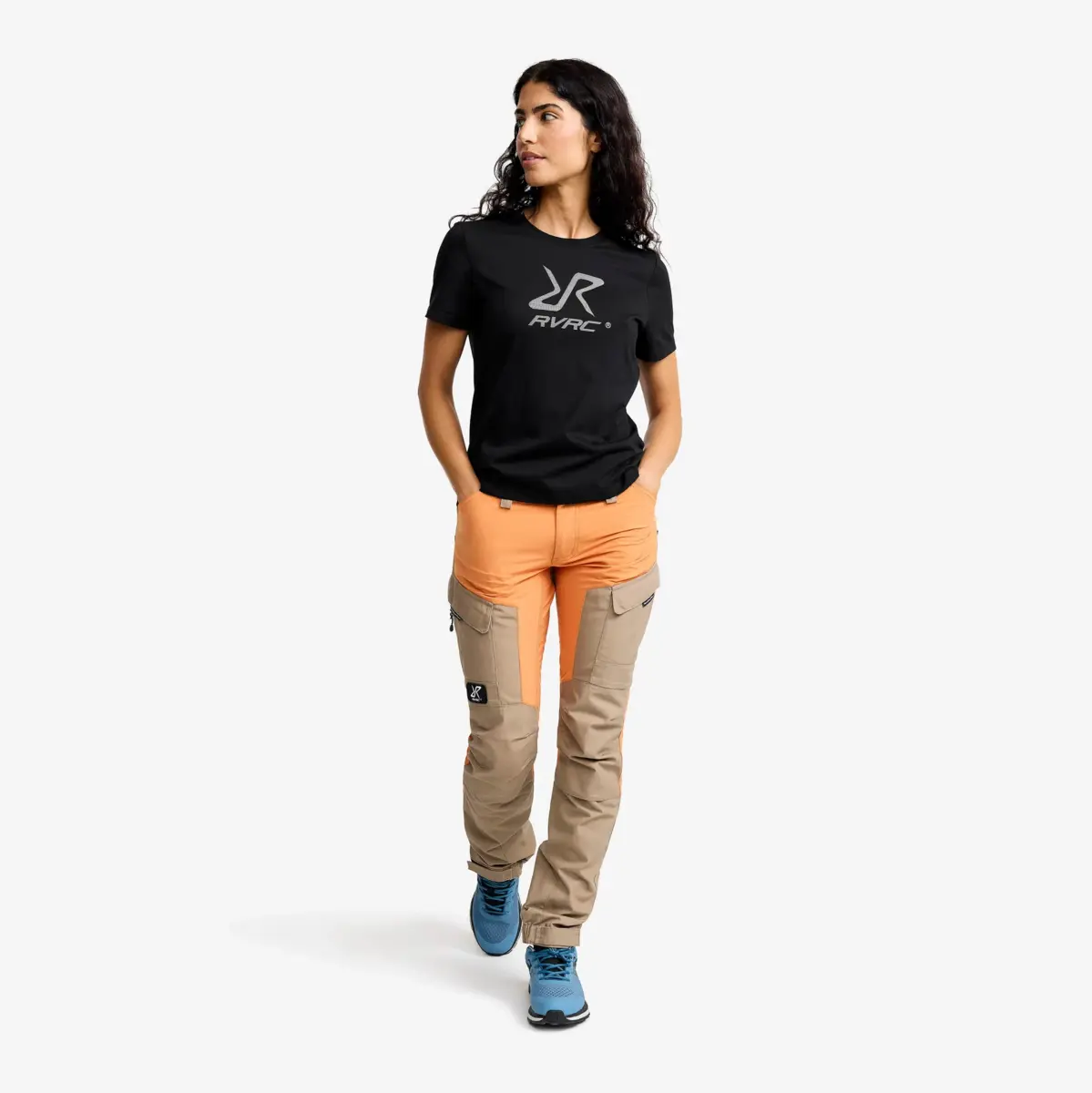 Easy Graphic Logo T-shirt Women Black