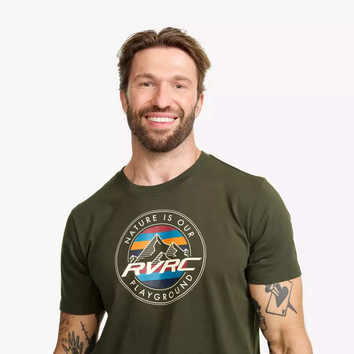 Easy Graphic T-shirt för män Forest Night Easy Graphic T-shirt för män Forest Night