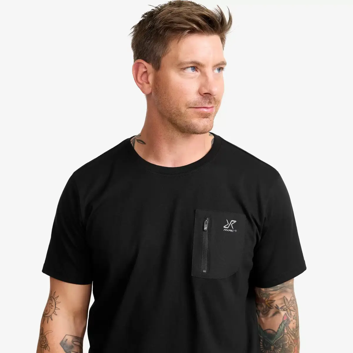 Easy Pocket T-shirt för herr, svart Easy Pocket T-shirt för herr, svart