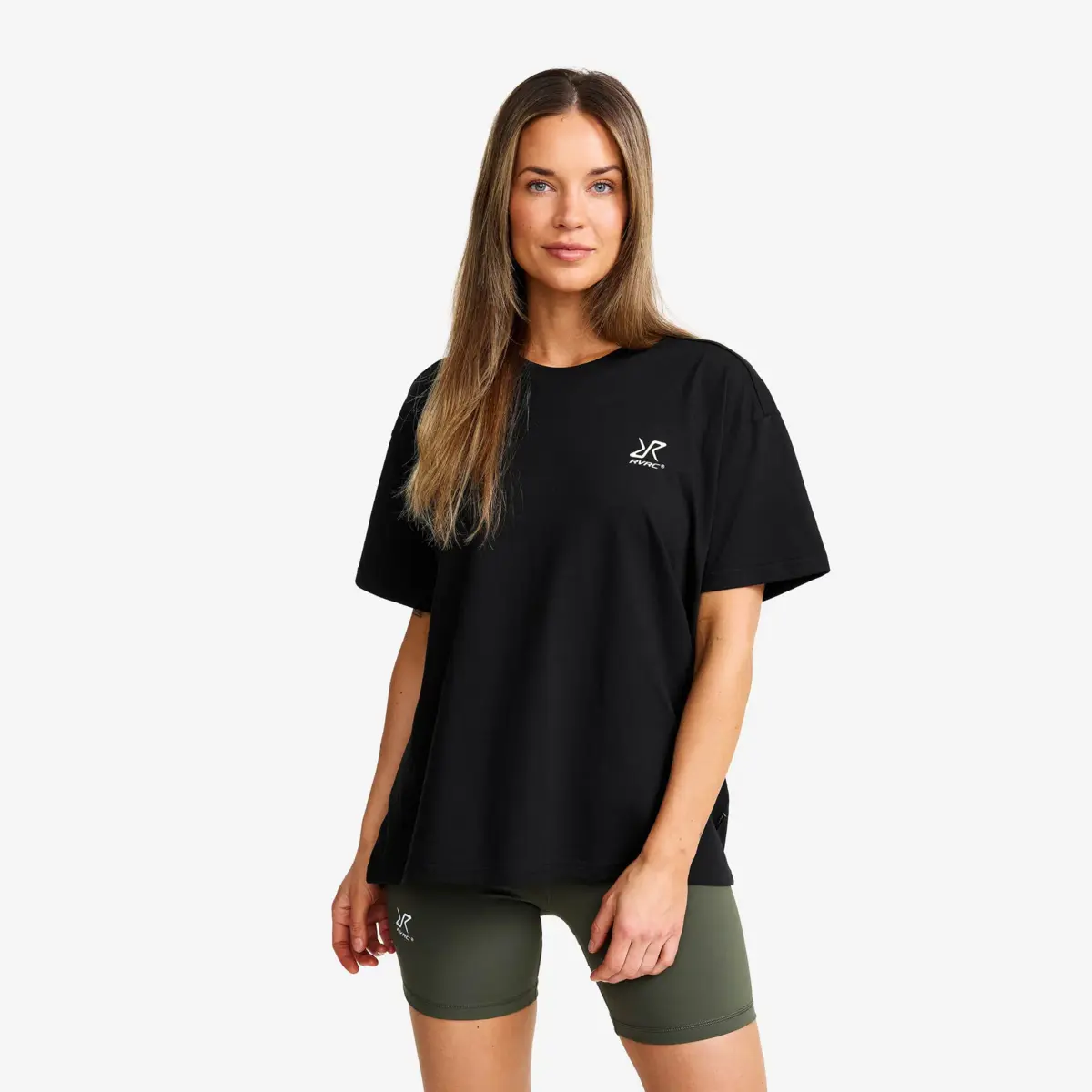 Easy Relaxed T-shirt Women Black